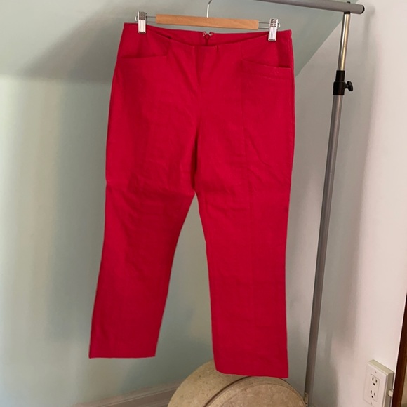 Corey Lynn Calter Pants - Cropped red trousers